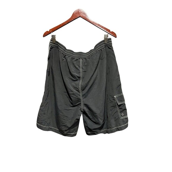 Vintage Polo Ralph Lauren Men’s Swim Trunks Black White Stitching Sz Xl 90s Y2K - Picture 7 of 7